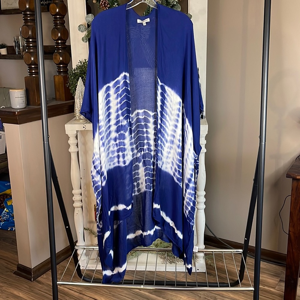 Women’s long Tie Dye Kimono